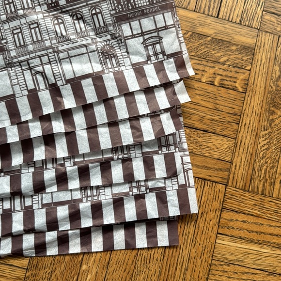 HENRI BENDEL Tissue Paper 6 sheets. New - Picture 3 of 5